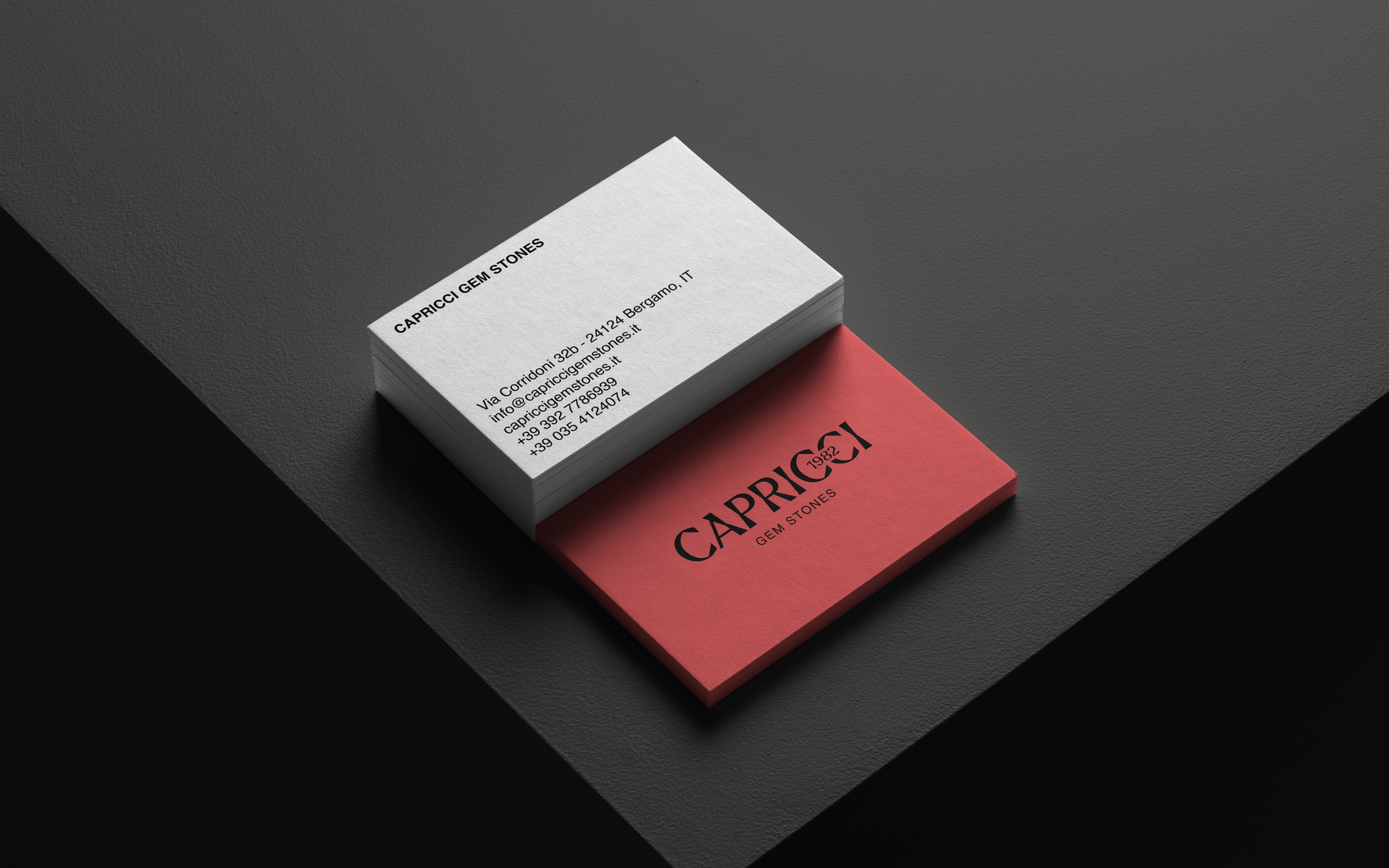 Capricci business card
