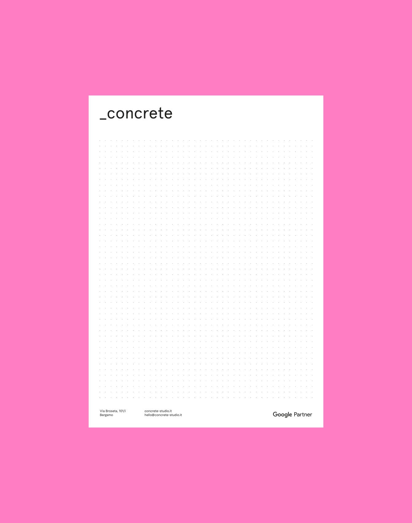 concrete letterhead