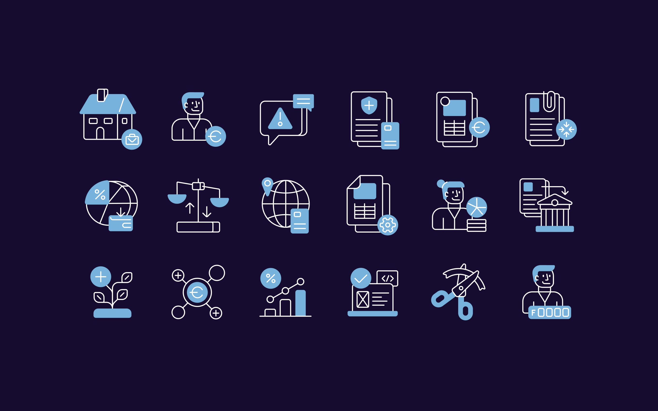 Emmestudio icon set dark