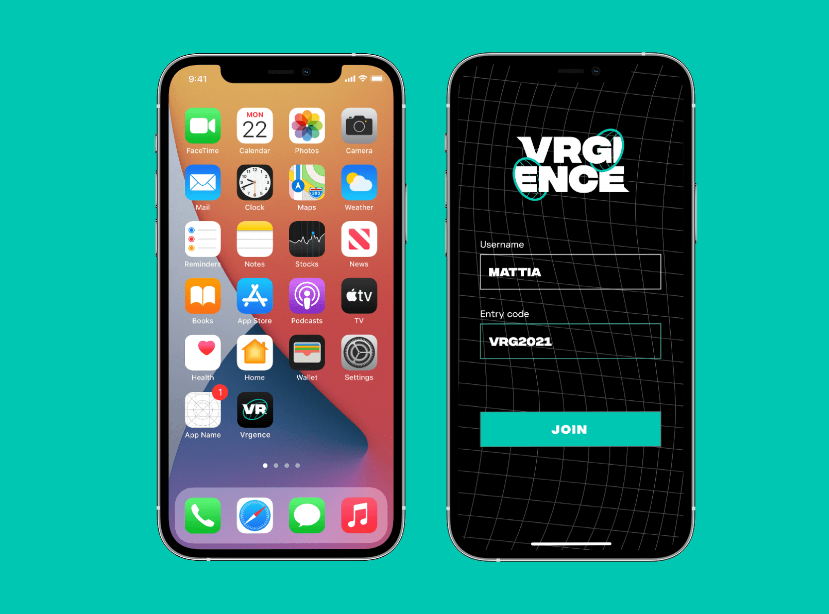 VRGENCE mobile app